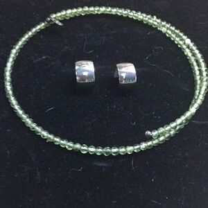 Silpada Huggies and choker